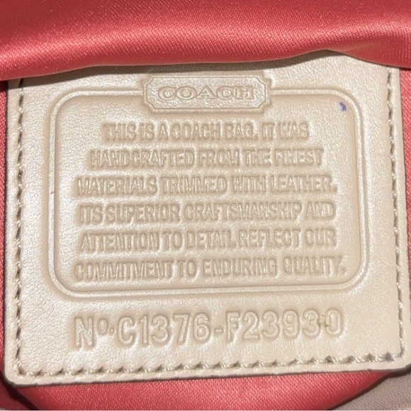 Coach 2013 Ashley Op Art Satin Multi Print Hobo Bag EUC - Picture 14 of 14